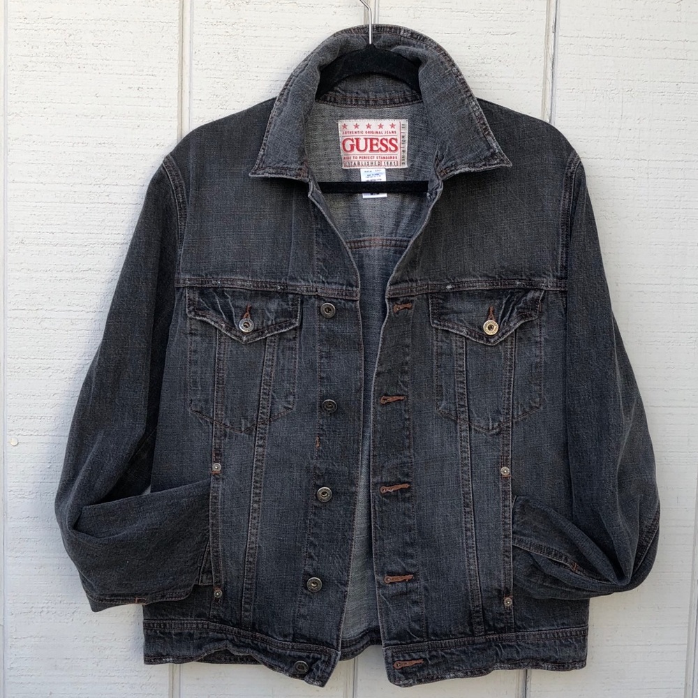 Guess Men Denim Jacket - authentic original jeans